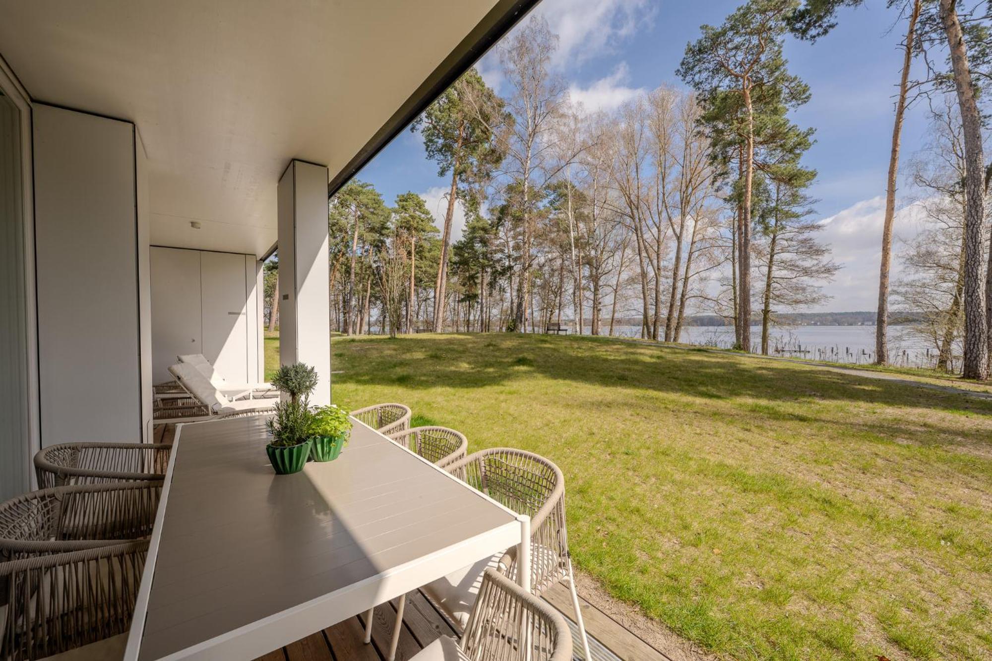 Marina Maisonette Seeblick Mit Pool Und Sauna Bad Saarow-Pieskow Exterior foto